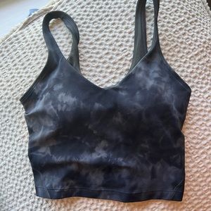 Lululemon Align tank size 2. Diamond Dye black and gray